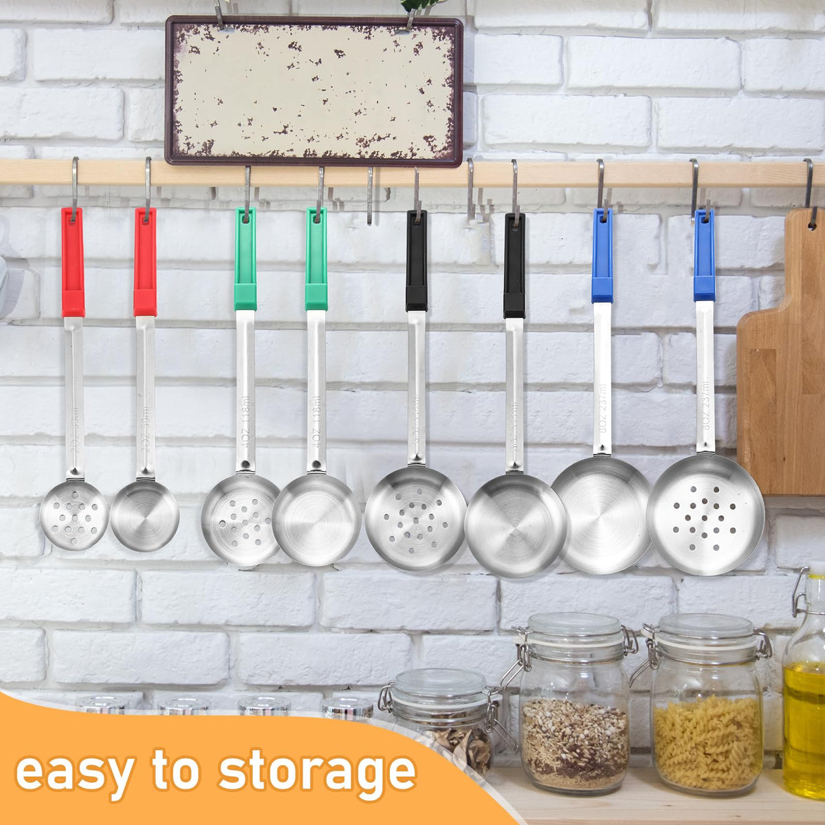 Teenyyou oz-capacity spoons with engraved marks help portion control.