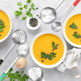Teenyyou stainless-steel ladle spoons deliver sturdy daily-use performance.