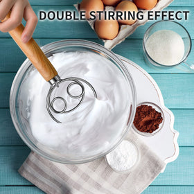 Rust-resistant 304 stainless steel head lasts daily baking