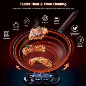 Teewe dish brush cleans easily after cooking without harsh scrubbing
