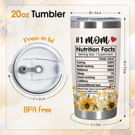 TEEZWONDER sunflower tumbler lid closure demonstrates leak-proof reliability for travel.