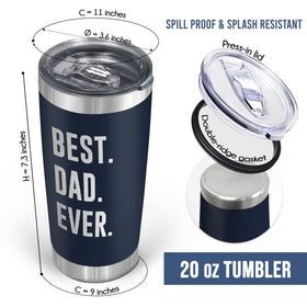 TEEZWONDER tight-seal lid tumbler minimizes leaks during travel.