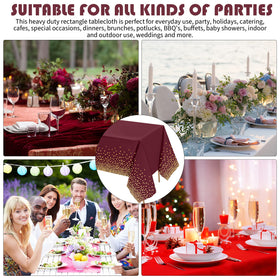 Tegeme Ramadan Mubarak party tablecloth enhances decor and mood