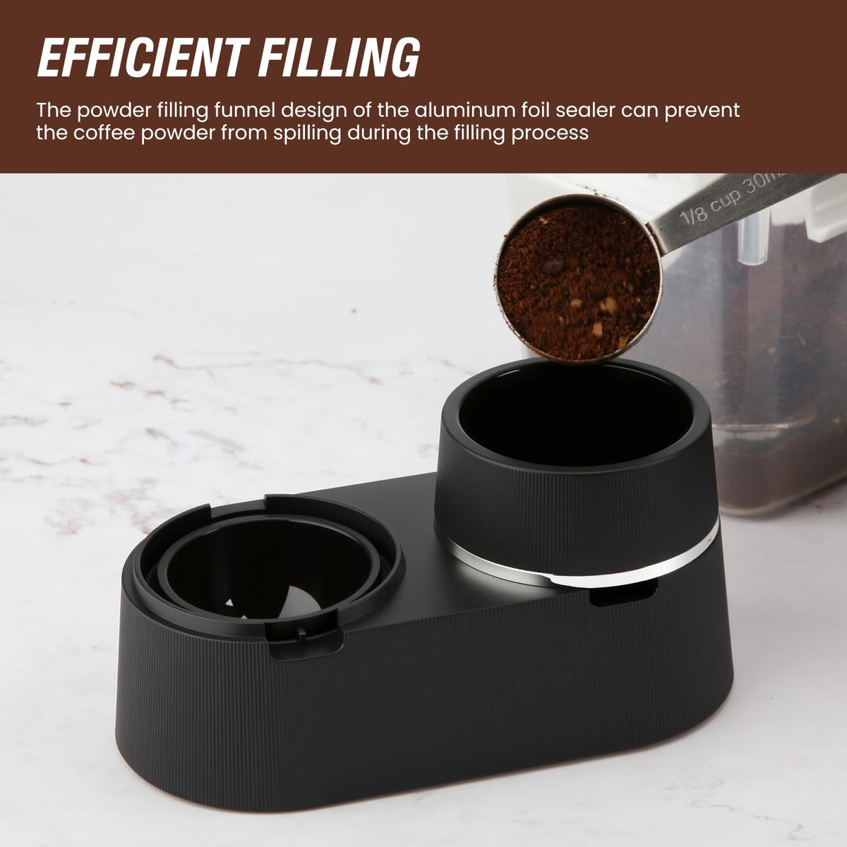 Tegrace foil sealer maintains aroma with secure, leak-free seals