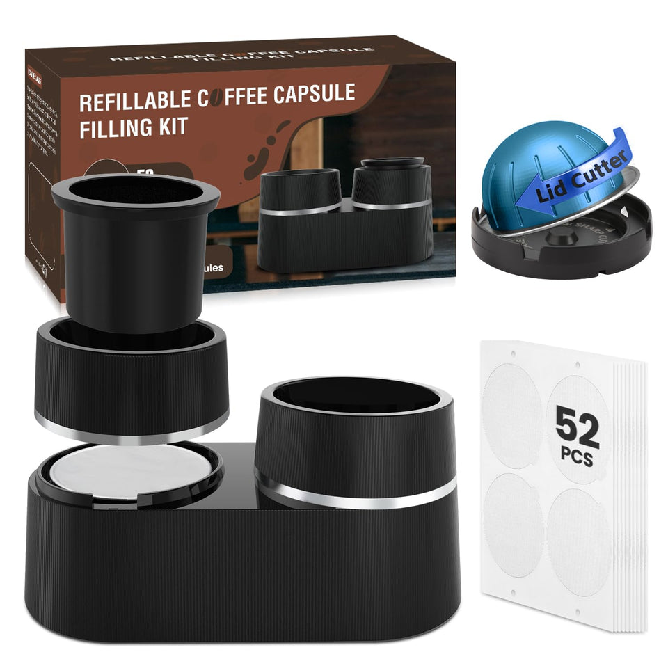 Tegrace reusable double pods Vertuo base for customizable coffee blends
