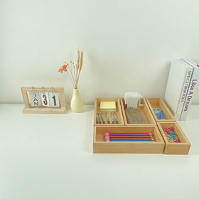 Teicui bamboo kitchen dividers organizing utensils and cutlery neatly