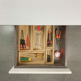 Teicui bathroom drawer organizer used as makeup and jewelry storage