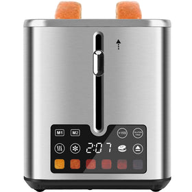 Teirdth touch-screen toaster 2-slice front view for a sleek kitchen upgrade