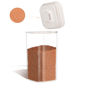 TekCuby brown sugar keeper with airtight lid keeps sugar soft for easy baking