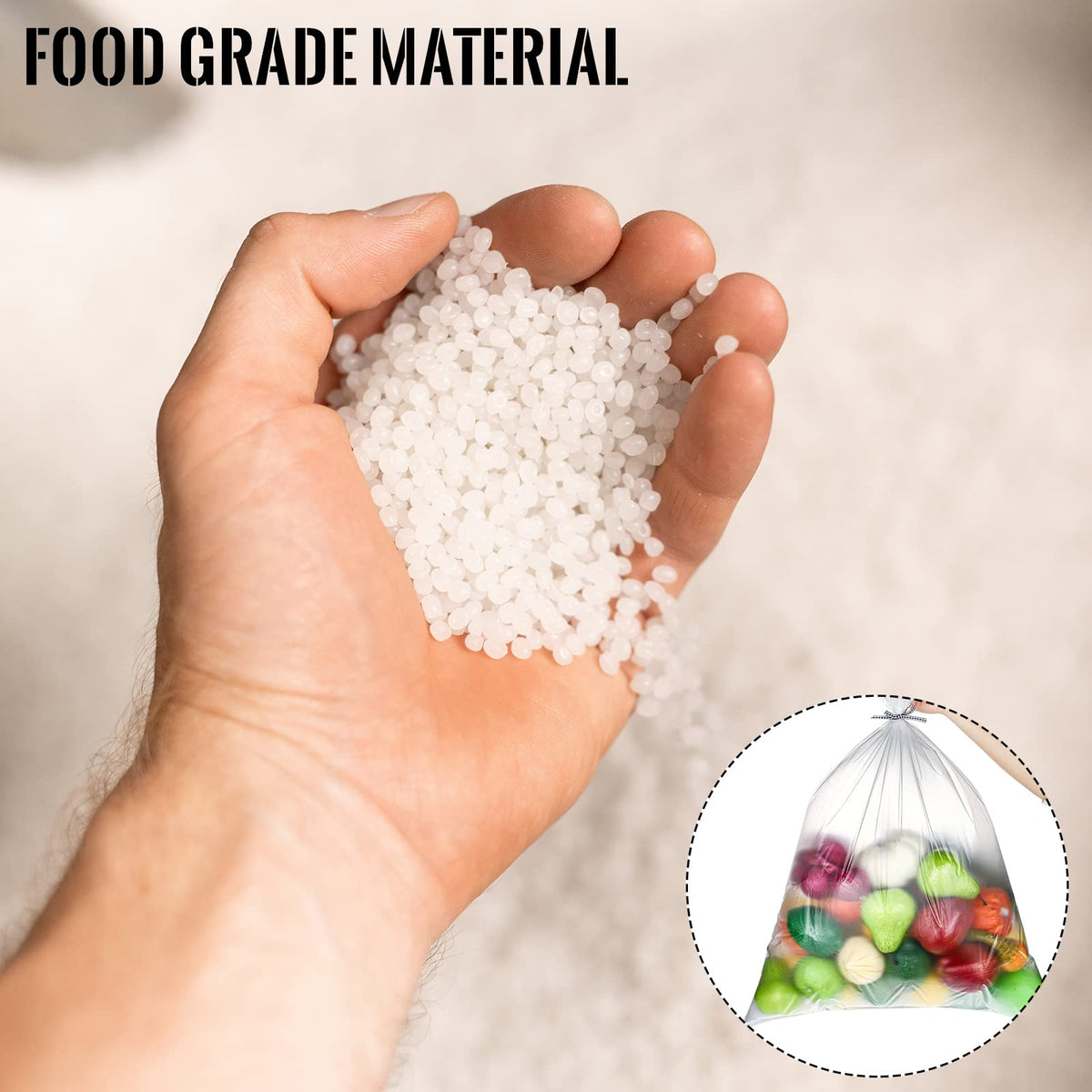 Teling multi-use liner idea for marinating, storage, and dust protection of belongings.