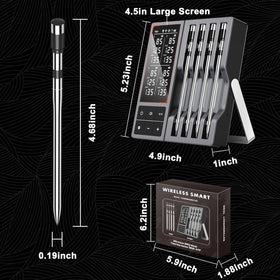 TEMMIO IP67 stainless probes are dishwasher-safe and easy to clean.