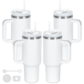Temolulu 40oz tumbler with handle enables easy on-the-go hydration.