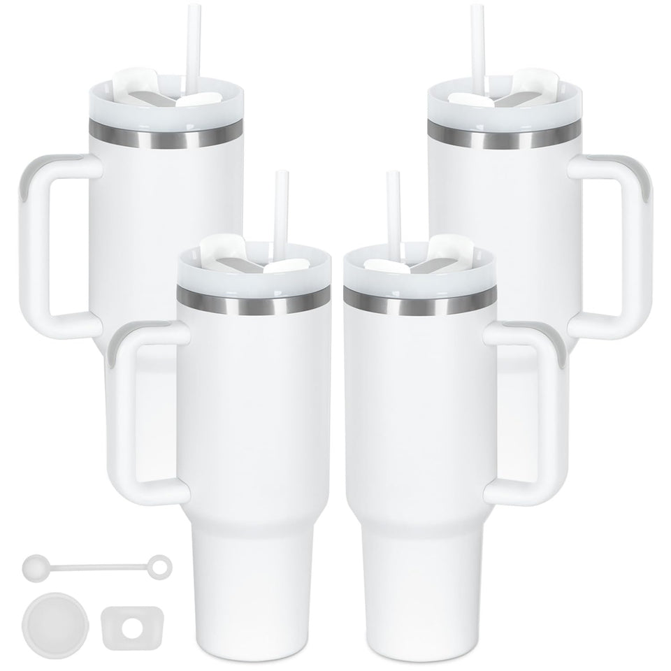 Temolulu 40oz tumbler with handle enables easy on-the-go hydration.