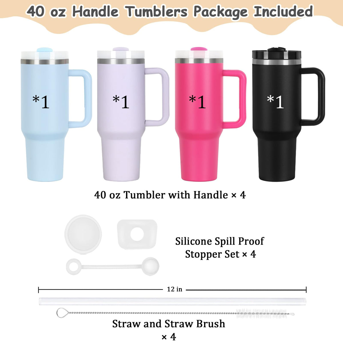 Temolulu lid and straw set for spill-free sipping with Temolulu tumblers.
