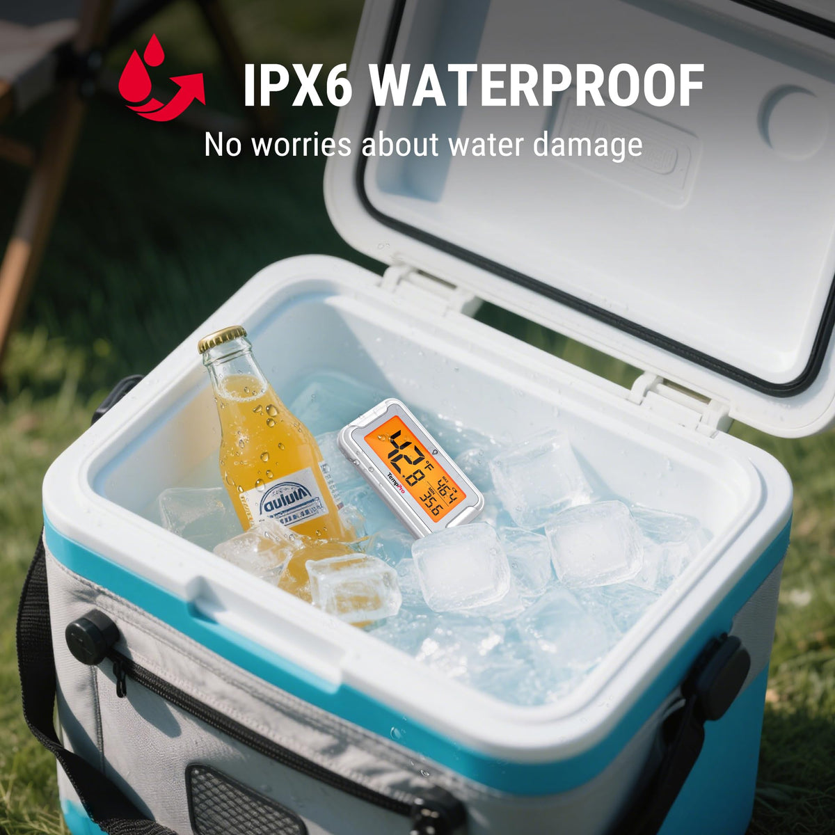 TempPro compact design fits shelves and mini fridges.