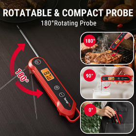 TempPro kitchen-ready thermometer used for roasting and grilling.
