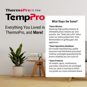 TempPro magnetic attachment aids flexible placement in any fridge