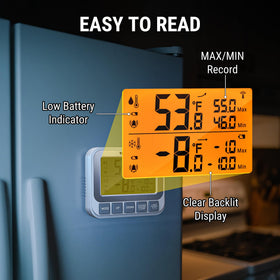 TempPro max/min readings capture temperature extremes for logs.