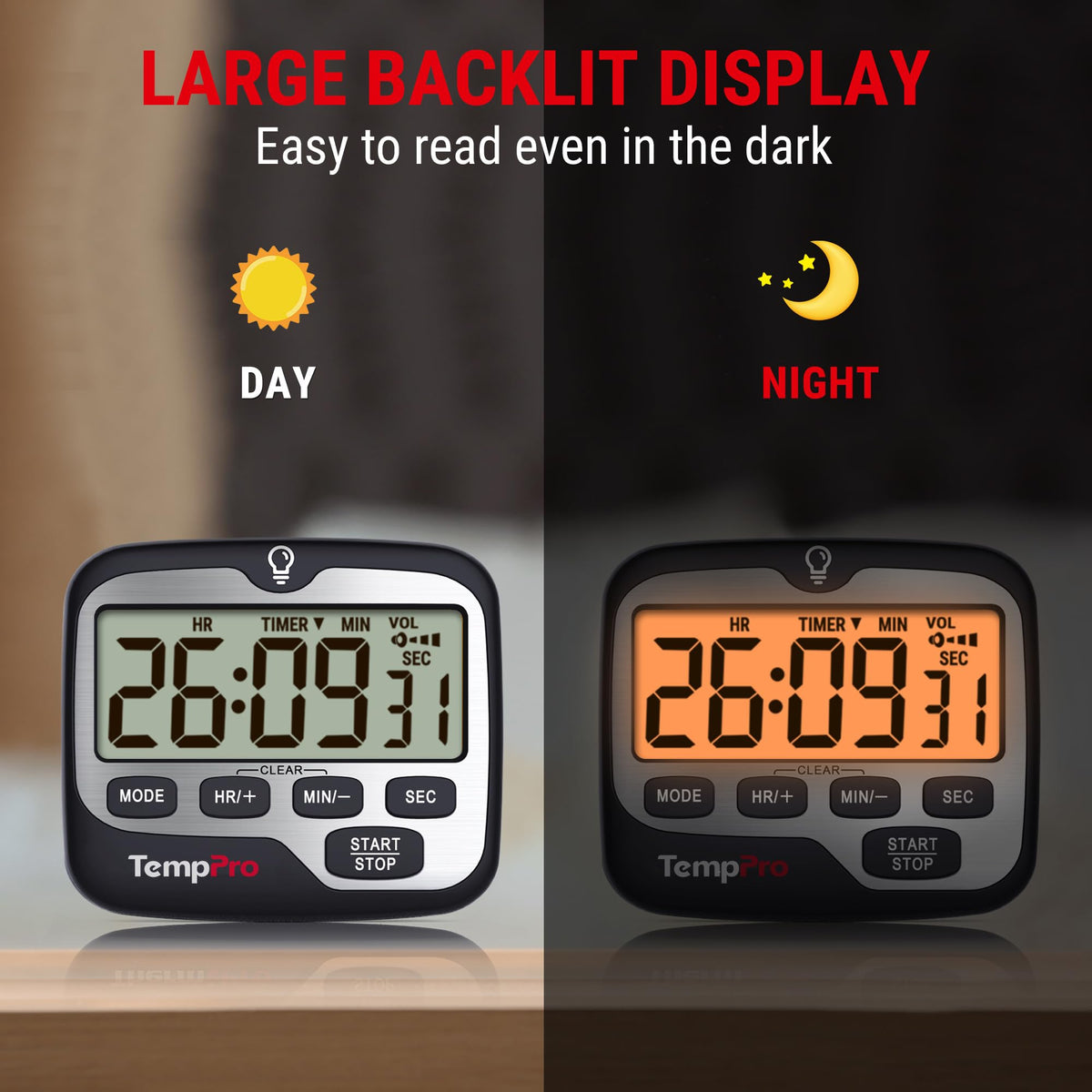 TempPro TM01 offers four alarm volume settings for flexible alerts.