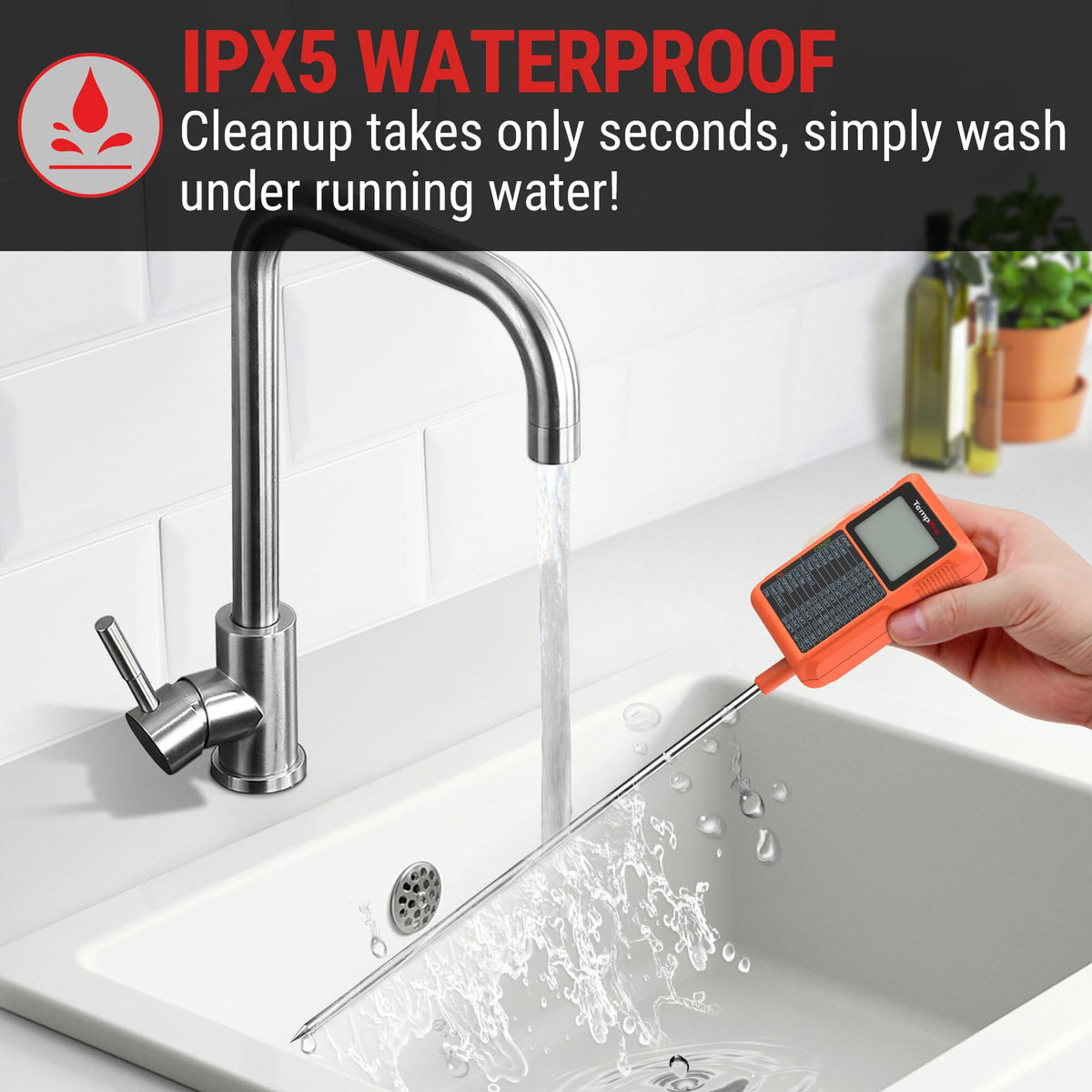 TempPro TP510 candy thermometer stage for monitoring sugar temps