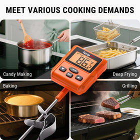 TempPro TP511 10-inch probe delivers accurate measurements in tall pans