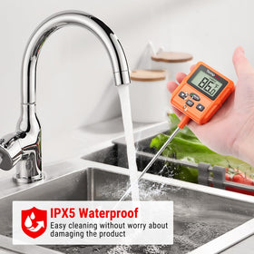 TempPro TP511 anti-vapour display stays readable during frying