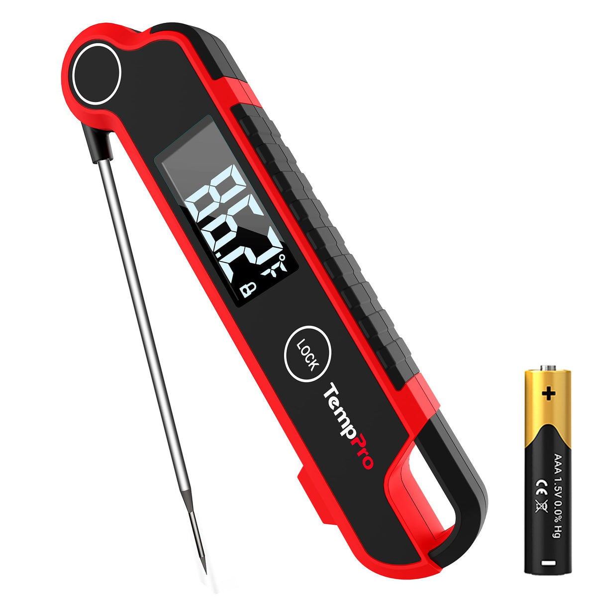 TempPro TP620 with large LCD display for easy kitchen readings