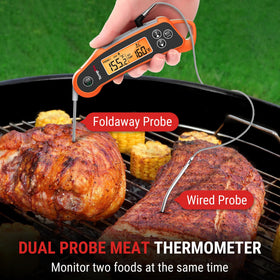 TempPro TP710 foldaway probe enables instant measurements during prep.
