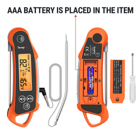 TempPro TP710 temperature lock keeps readings stable and safe.