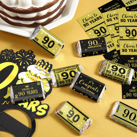 Tenare stickers with gold-foil accents add sparkle to party decor.