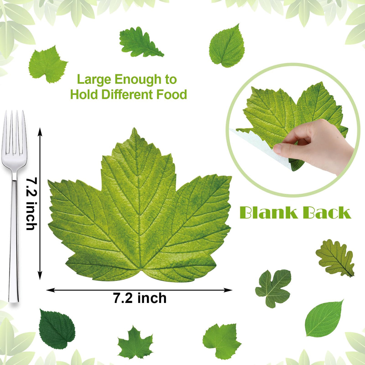 Tenceur cheese-board leaf parchment paper ideal under cheese and fruit