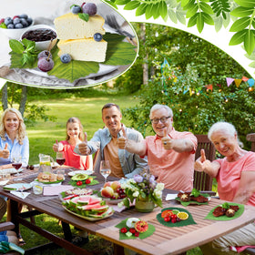Tenceur eco-friendly leaf parchment for stylish, mess-free serving