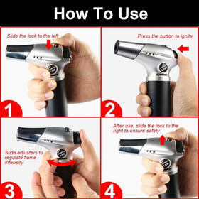 Tencoz blow torch ergonomic handle for comfortable handling.