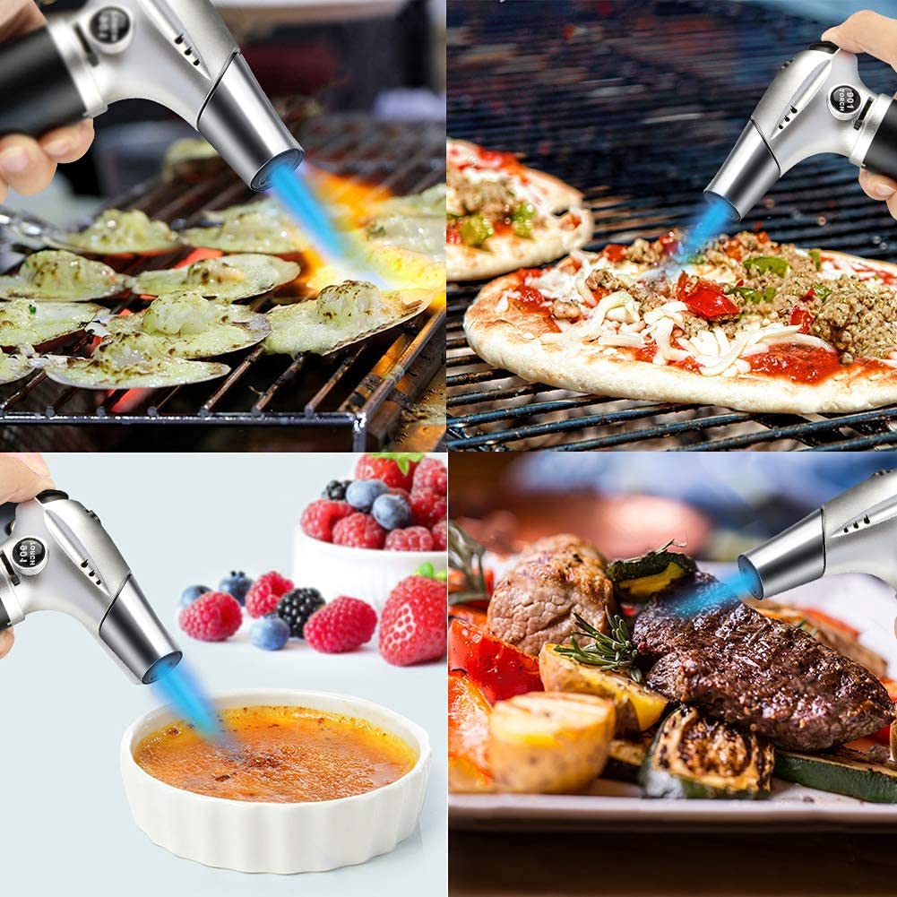 Tencoz blow torch ideal for kitchen desserts and searing.