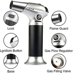 Tencoz blow torch lock and control for safe operation.