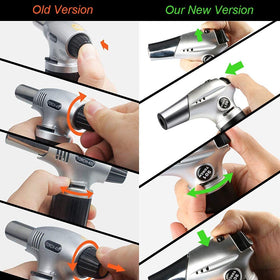 Tencoz blow torch finger guard adds safety during use.