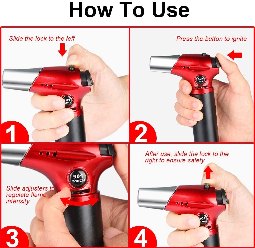 Tencoz torch ideal for sous vide finishing and crème brûlée