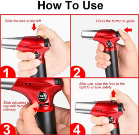 Tencoz torch ideal for sous vide finishing and crème brûlée