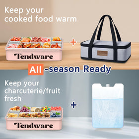 TENDWARE Snackle Box lid clasp for quick access and easy cleaning.