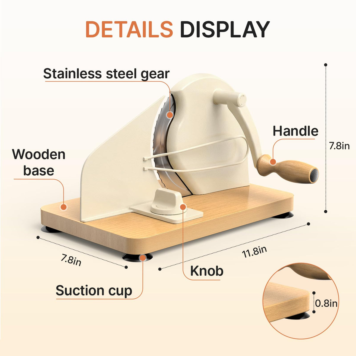 TENGIZUOHZ bread slicer features stainless blades that glide through crusty loaves.