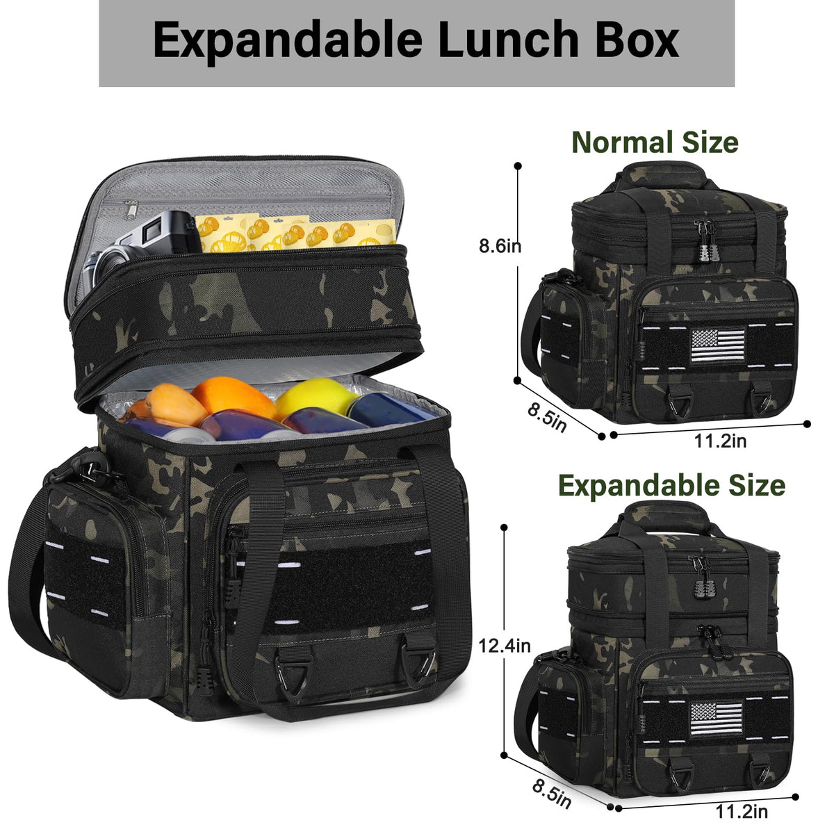 TENKIST dual compartments demonstrate organized storage for dry and wet items.
