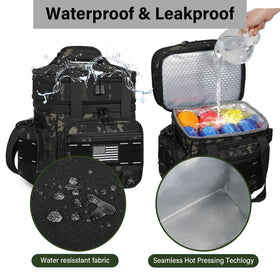 TENKIST insulated interior reveals 6mm insulation to keep meals fresh during commutes.