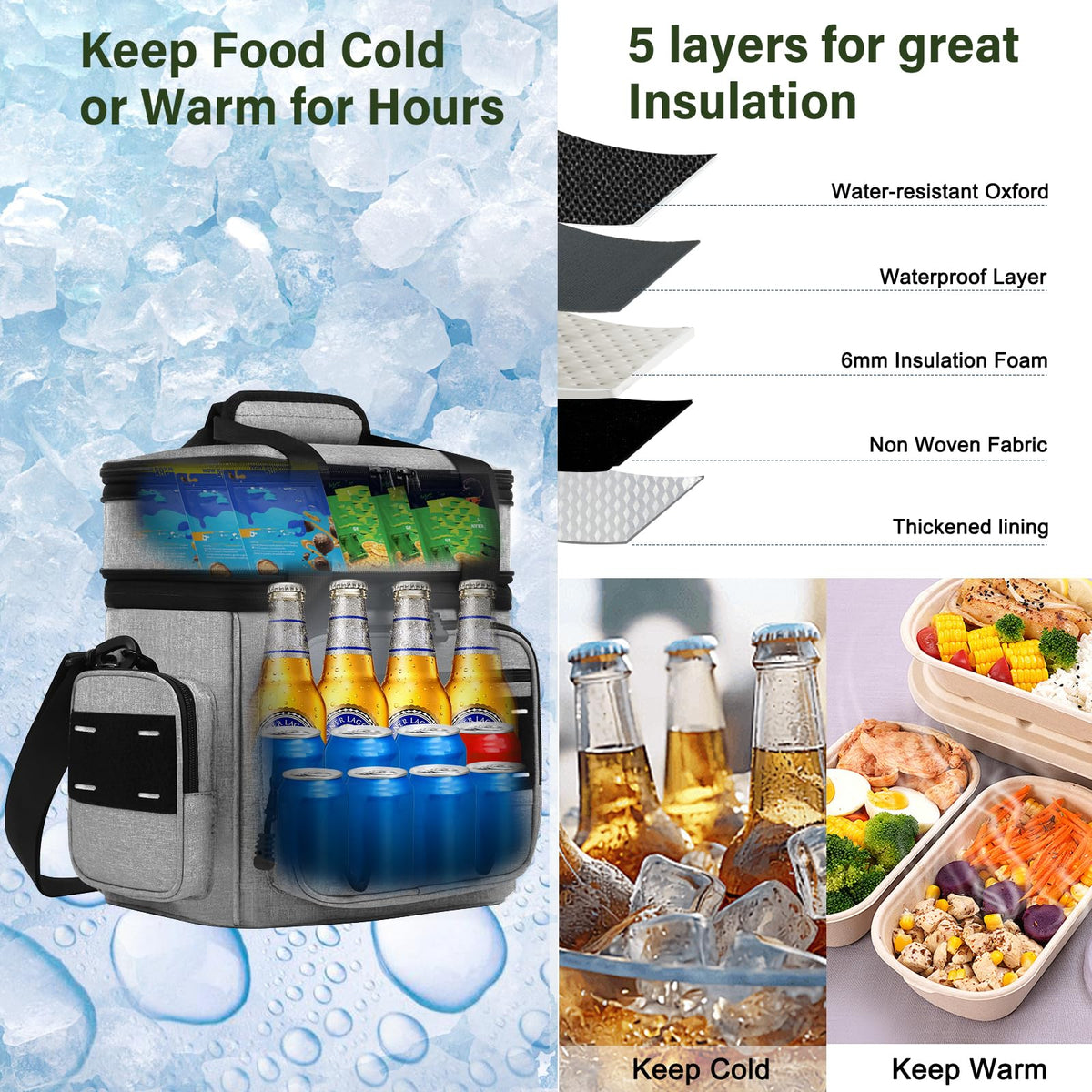 TENKIST Tactical Lunch Box leakproof design prevents spills during transport.