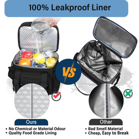 TENKIST lunch box adjustable strap enables comfortable carrying