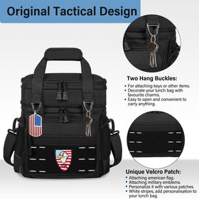 TENKIST lunch box dry-wet compartments for organized meals on the go