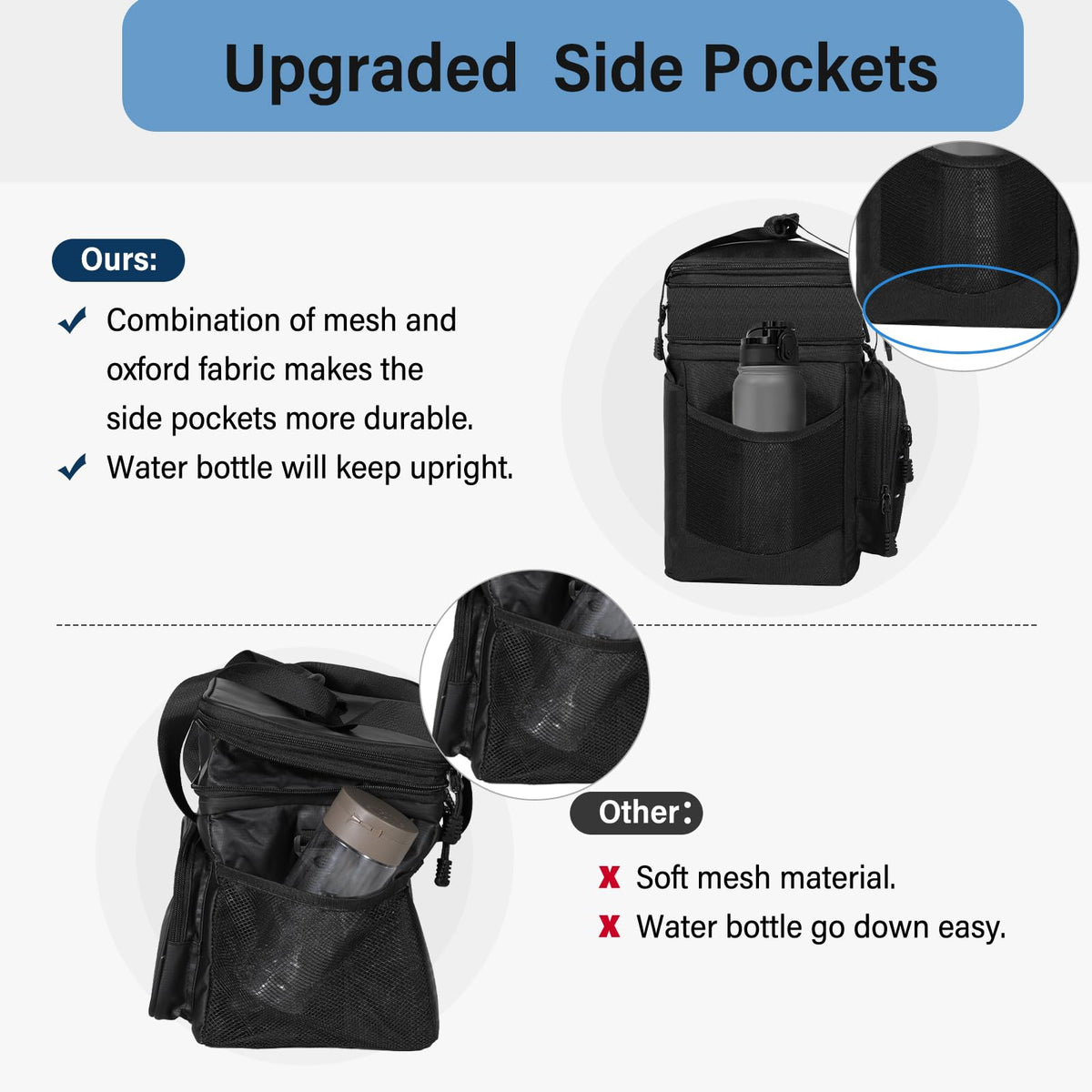TENKIST lunch box insulated top preserves temperature for hours