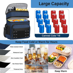 TENKIST lunch box reinforced oxford fabric for daily rugged use