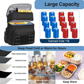 TENKIST lunch box side pockets hold bottles and essentials