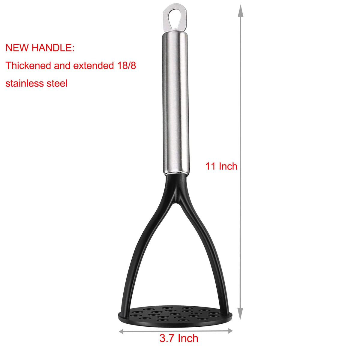 TENTA KITCHEN durable nylon potato press designed for safe non-stick cookware