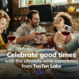 TenTen Labs Gift-Ready Wine Accessory appeals to both women and men.